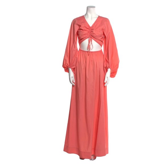 Staud Coral Ruched Cutout Tangier Maxi Dress
: S - Picture 4 of 9